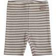 Petit Piao Simply Taupe Shorts Tights Modal Striped Online now