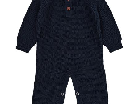 Copenhagen Colors Navy Classic Cotton Baby Full Body Online Sale