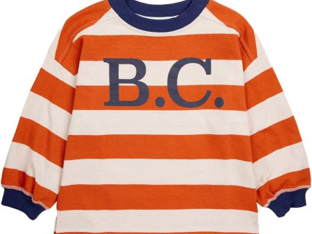 Bobo Choses Orange Bc Stripes Blus Discount