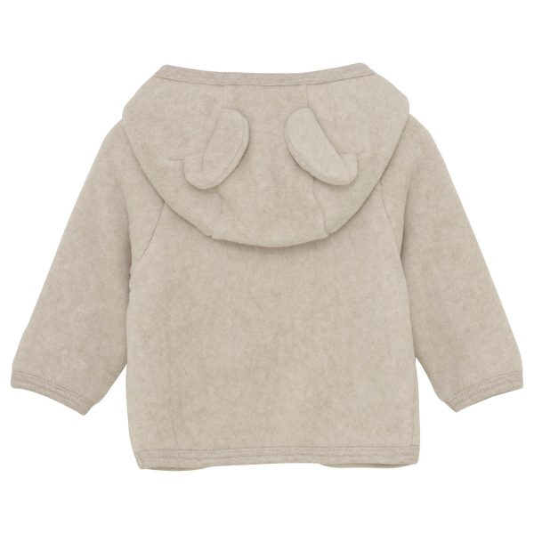 Huttelihut Camel Melange Jacket Ears Cotton Fleece For Discount