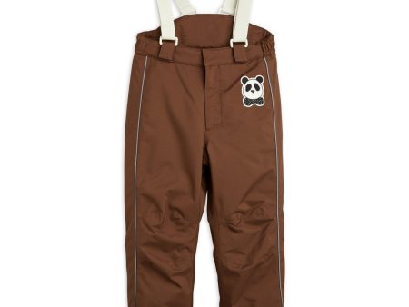 Mini Rodini Brown Panda Soft Ski Pants Online