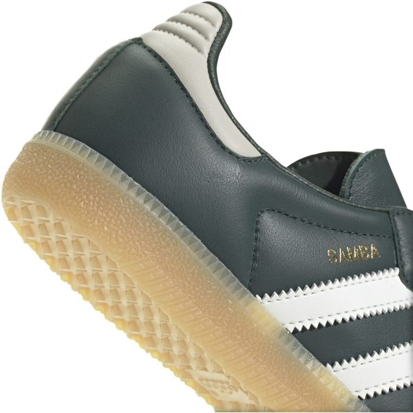 adidas Originals Mineral Green Off White Putty Grey Samba Og J Sneakers Hot on Sale