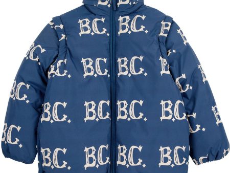 Bobo Choses Midnight Blue B.C Vintage All Över Padded Anorak Cheap