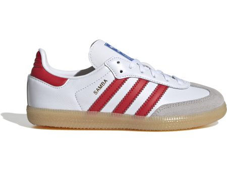 adidas Originals Cloud White Collegred Gum3 Samba Og C Sneakers Online