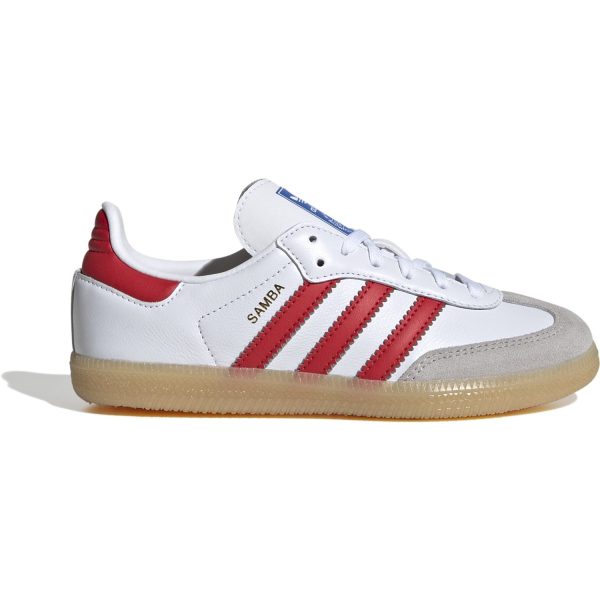 adidas Originals Cloud White Collegred Gum3 Samba Og C Sneakers Online