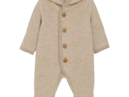 Huttelihut Camel Melange Pram Suit Pixie Wool Fleece For Sale