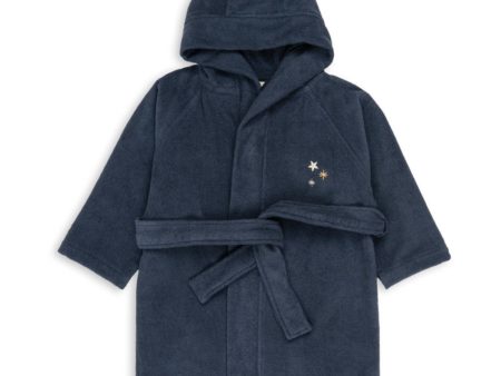 Konges Sløjd Blue Nights Terry Bathrobe Gots Sale