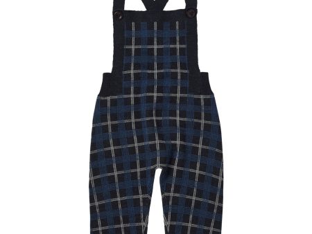 FUB Dark Navy Bebis Checked Överalls Supply