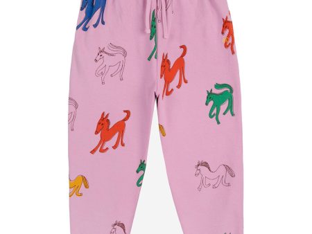 Bobo Choses Pink Wonder Horse All Över Paper Bag Jochging Pants For Cheap