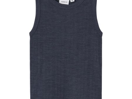 Name It Ombre Blue Wang Ull Needle Tank Topp Noos on Sale