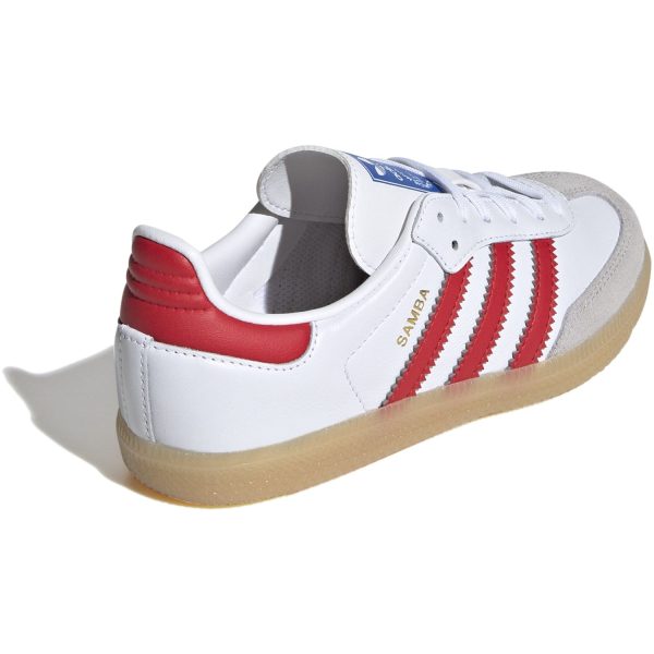 adidas Originals Cloud White Collegred Gum3 Samba Og C Sneakers Online