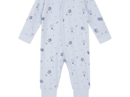 Hust & Claire Cloud blue Baby Manu Onesies Discount