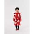 Bobo Choses Red Freedom Bird All Över Ruffle Dress For Cheap