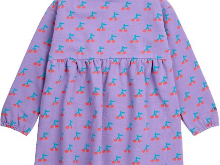 Bobo Choses Purple Cherry All Över Dress Hot on Sale