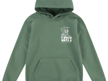 Levi s GREEN Lasso It Up Pullover Hoodie Hot on Sale