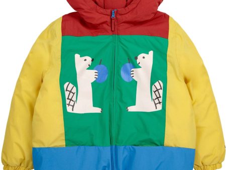 Bobo Choses Multicolor Hungry Squirrel Color Block Anorak Online now