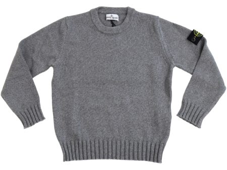 Stone Island Melange Dark Grey Knitwear For Cheap