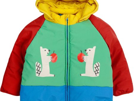 Bobo Choses Green Hungry Squirrel Hooded Anorak Online