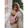 Konges Sløjd Powder Pink Check Doll Carrier Hot on Sale