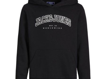 Jack & Jones Junior Black caleb Varsity Sweat Hoodie Noos Online Hot Sale