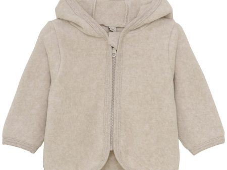 Huttelihut Camel Melange Jacket Ears Cotton Fleece For Discount