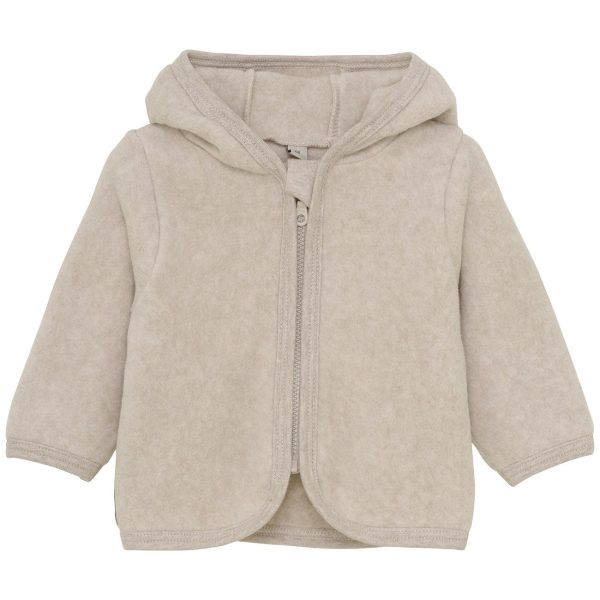 Huttelihut Camel Melange Jacket Ears Cotton Fleece For Discount