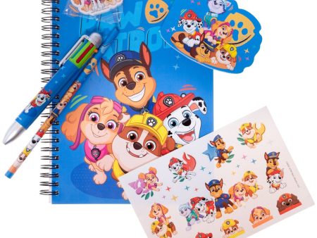 Euromic Paw Patrol Skrive Set A5 med 60 sider,+ multi farvet pen. Online Sale