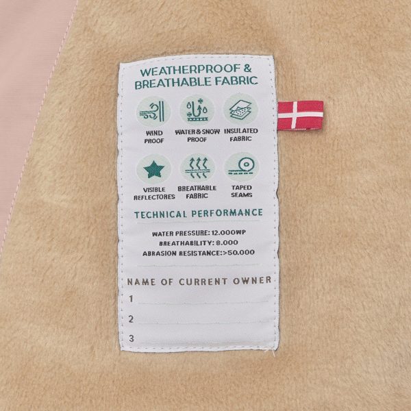 Mini A ture Adobe rose Wang Fleece Vinterjacka m. Päls Supply