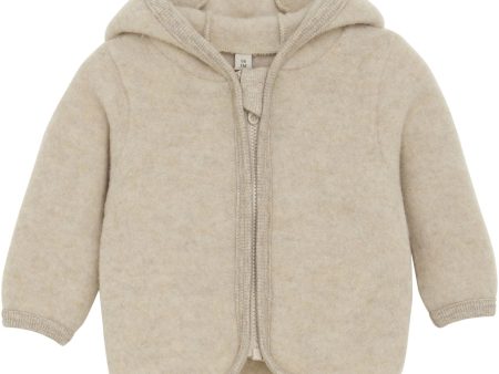 Huttelihut Camel Melange Jacket Ears Wool Fleece Online Hot Sale