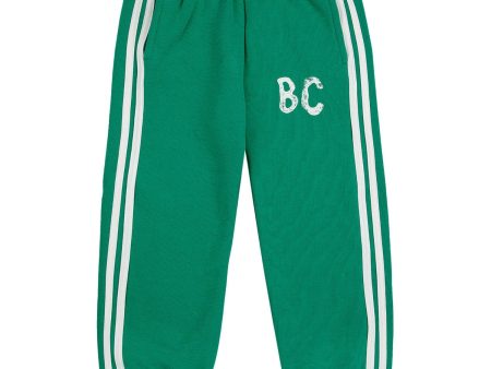 Bobo Choses Green B.C Shadow Stripes Jochging Pants Sale