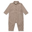 Flöss Roast Brown Stripe Bob Onesie For Cheap