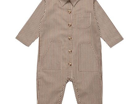 Flöss Roast Brown Stripe Bob Onesie For Cheap