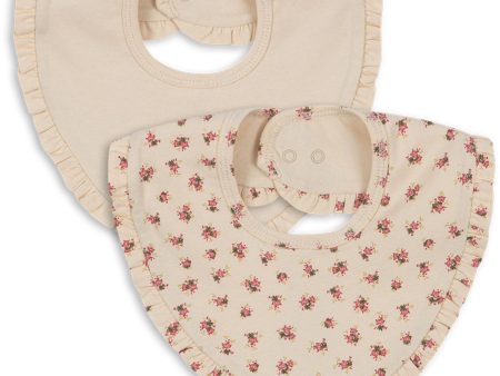 Konges Sløjd Buttercream Bloomie Basic 2 Pack Frill Bib For Discount