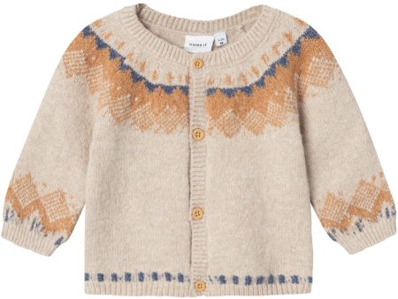 Name It Peyote Melange Onor Stickad Cardigan Cheap