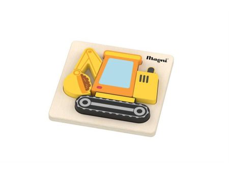 Magni Excavator puzzle, FSC 100% For Cheap