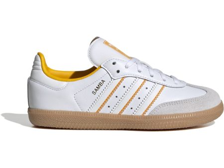 adidas Originals Crystal White Cloud White Crew Yellow Samba Og C Sneakers Discount