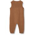 Wheat Caramel Knit Romper Vigge For Cheap