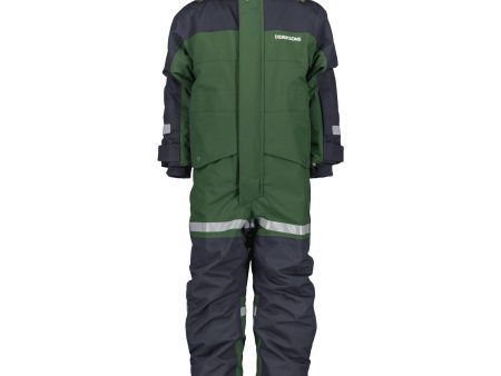 Didriksons Pine Green Bjärven Kids Vinteroverall 12 Cheap