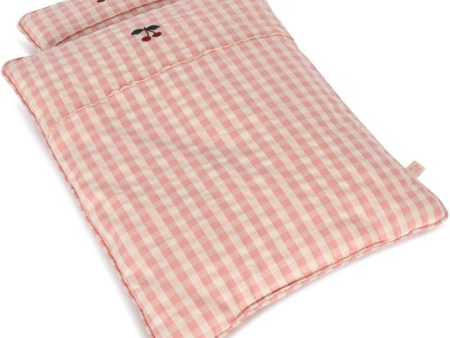 Konges Sløjd Powder Pink Check Doll Bedding For Cheap