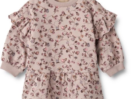 Wheat Dry Rose Flower Vine Sweat Klänning Annika Online