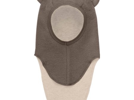 Huttelihut Brunmelerad Balaclava Ull Fleece W. Lin. Online