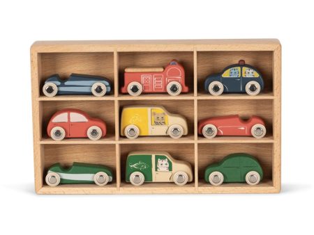 Konges Sløjd Multi Wooden Mini Cars Fsc on Sale