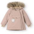 Mini A ture Adobe rose Wang Fleece Vinterjacka m. Päls Supply