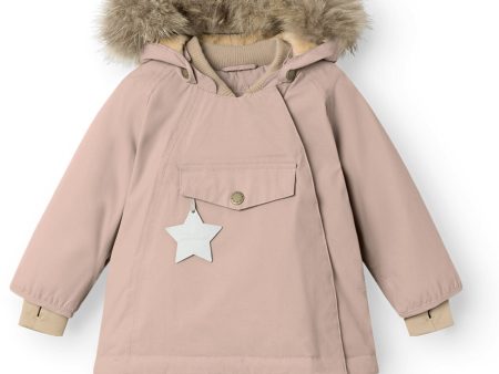 Mini A ture Adobe rose Wang Fleece Vinterjacka m. Päls Supply