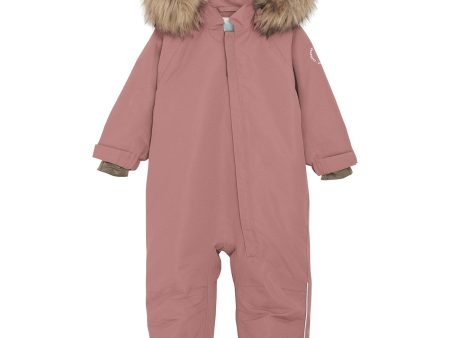 En Fant Burlwood Baby Flygdräkt m. Fake Fur Online Hot Sale