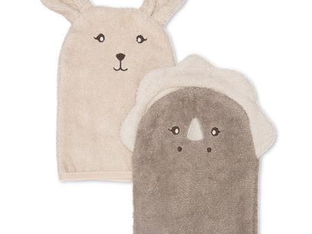 That s Mine Bunny And Dino Michi Tvättlappar 2-Pack For Cheap