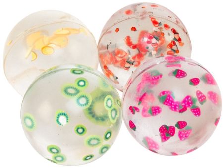 Magni Bouncing ball with glitter, Ø4,5 cm., 4 pcs. For Sale