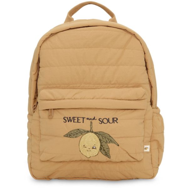 Konges Sløjd Tobacco Brown Juno Quilted Backpack Midi on Sale