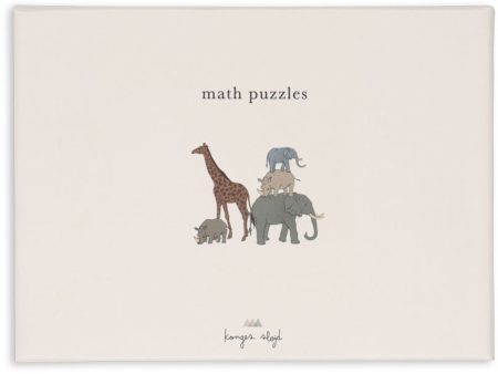 Konges Sløjd Multi Cardboard Puzzle Math Fsc Supply