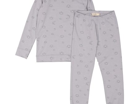 MarMar Modal Smooth Print Moon Sleepwear Nattset Supply